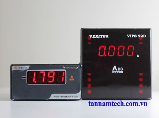 Đồng hồ đo dòng một chiều VIPS 92D, PD